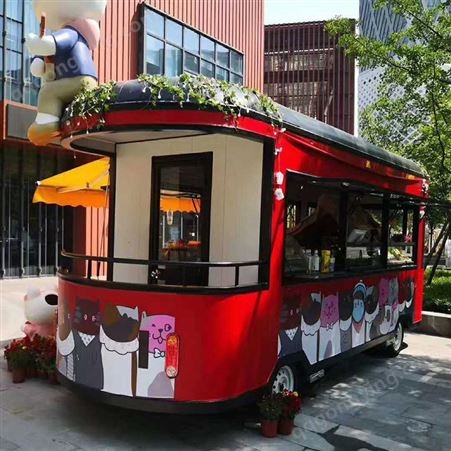 大众T1街景餐车复古多功能移动商铺车咖啡车冰淇淋车小吃车售货车