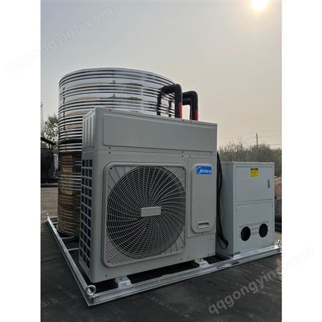 美的商用空气能热水机超低温一体机宾馆宿舍学校工地RSJ-V400/SMN