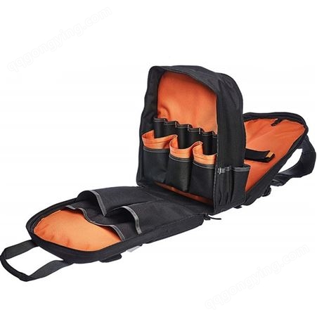 重型双肩工具背包五金电工工具包大容量多功能维修安装工具袋
