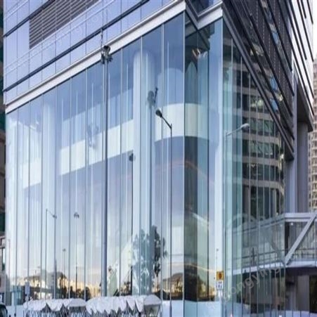 防火建筑装饰办公楼钢化丝印化学物理钢化玻璃
